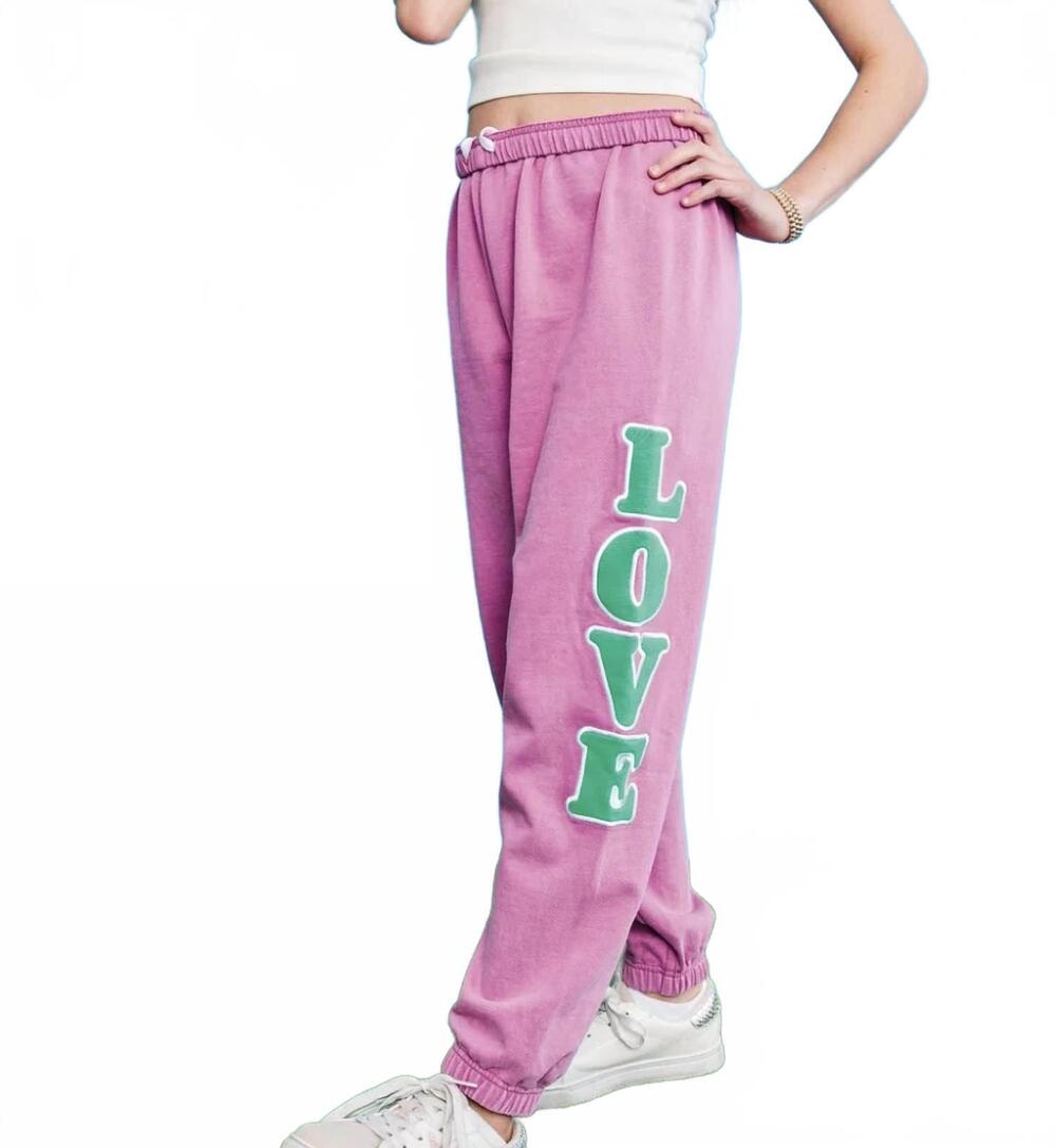 NEW ISCREAM love tennis club sweatpants in pink